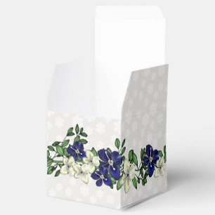 Caixa de Presente de Favor do Casamento Floral de