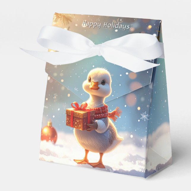 Caixa de Presente de Férias do Pequeno Pato (Frente)