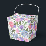Caixa de Presente de Festa com Impressão de Hortên<br><div class="desc">A caixa de favor de festa é mostrada com uma impressão floral de hortênsia. 
Personalize este item ou compre como está.
Dica: Basta adicionar seus ótimos presentes e adicionar alguma fita festiva.</div>