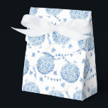 Caixa de Presente de Festa com Impressão de Hortên<br><div class="desc">Caixa de lembrancinha de festa é mostrada com uma impressão floral de hortênsia. 
Personalize este item ou compre como está.
Dica: Basta adicionar seus ótimos presentes e adicionar um laço festivo.</div>