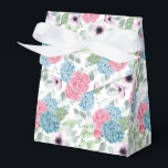 Caixa de Presente de Festa com Impressão de Hortên<br><div class="desc">A caixa de lembrança é mostrada com uma impressão floral de hortênsia. 
Personalize este item ou compre como está.
Dica: Basta adicionar seus ótimos presentes e adicionar uma fita festiva.</div>