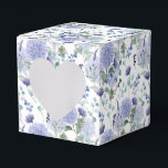 Caixa de Presente de Festa com Impressão de Hortên<br><div class="desc">A caixa de favor de festa é mostrada com uma impressão floral de hortênsia. 
Personalize este item ou compre como está.
Dica: Basta adicionar seus ótimos presentes e adicionar alguma fita festiva.</div>