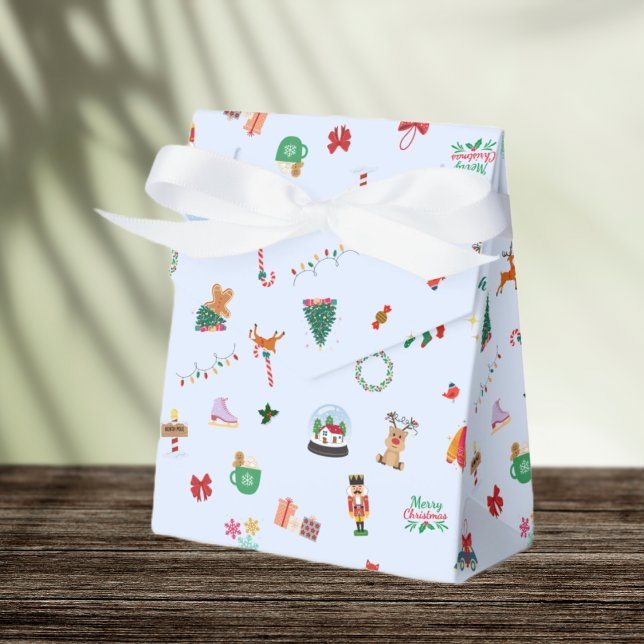 Caixa de presente de ilustrações de Natal giro e a (Criador carregado)