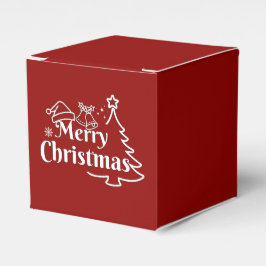 Caixa de Presente de Natal Alegre