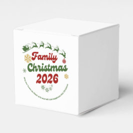 Caixa de Presente de Natal Alegre