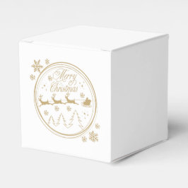Caixa de Presente de Natal Alegre