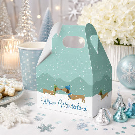 Caixa de Presente de Natal Dachshund Wiener Wonder
