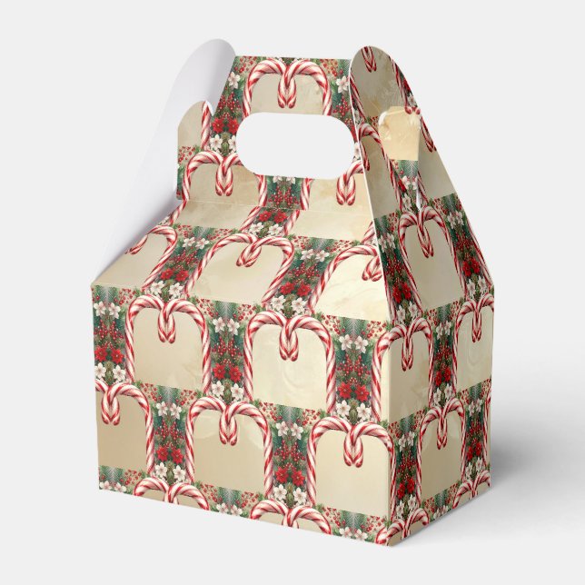 Caixa de Presente de Natal do Candy Cane (Verso)