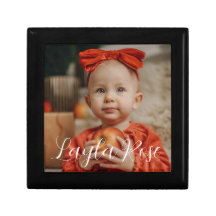 Caixa de Presente do Nome da Marca de Foto