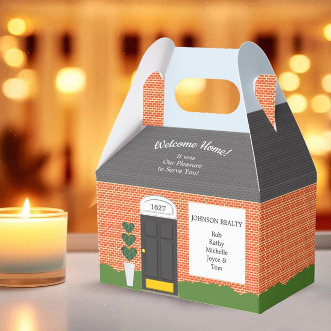 Caixa de Presente do Realtor Personalizado Home de (Criador carregado)