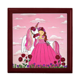 Caixa De Presente Love Unicorn Jewelry Box