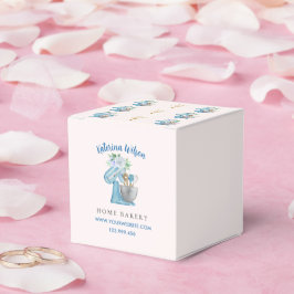 Caixa de Presente Misturador Flor Azul