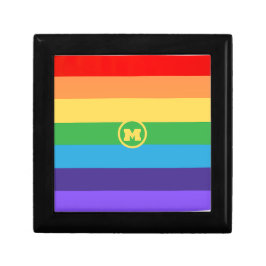 Caixa De Presente Monograma Moderno Elegante Clássico, Monograma Arc