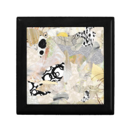 Caixa De Presente Neutral Elegant Abstract Collage Design