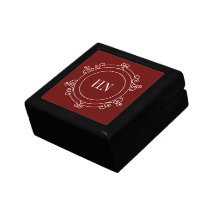 Caixa de Presente Personalizada em Madeira com Mon