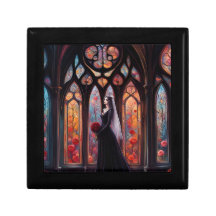 Une mélancolique mariée gothique