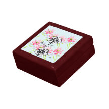 Wooden Jewelry Box : Wild Flowers