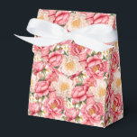 Caixa de Presentes da Festa das Peônias Rosa<br><div class="desc">A caixa de lembrancinhas é mostrada com uma linda estampa floral de peônias rosa.
Personalize este item ou compre como está.
Dica: Basta adicionar seus ótimos presentes e adicionar uma fita festiva.



Imagem Licenciada</div>