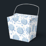 Caixa de Presentes de Festa com Impressão de Hortê<br><div class="desc">A caixa de lembrancinhas de festa é mostrada com uma impressão floral de hortênsia. 
Personalize este item ou compre como está.
Dica: Basta adicionar seus ótimos presentes e adicionar uma fita festiva.</div>