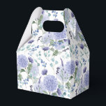 Caixa de Presentes de Festa com Impressão de Hortê<br><div class="desc">A caixa de lembrancinhas é mostrada com uma impressão floral de hortênsia. 
Personalize este item ou compre como está.
Dica: Basta adicionar seus ótimos presentes e adicionar um laço festivo.</div>