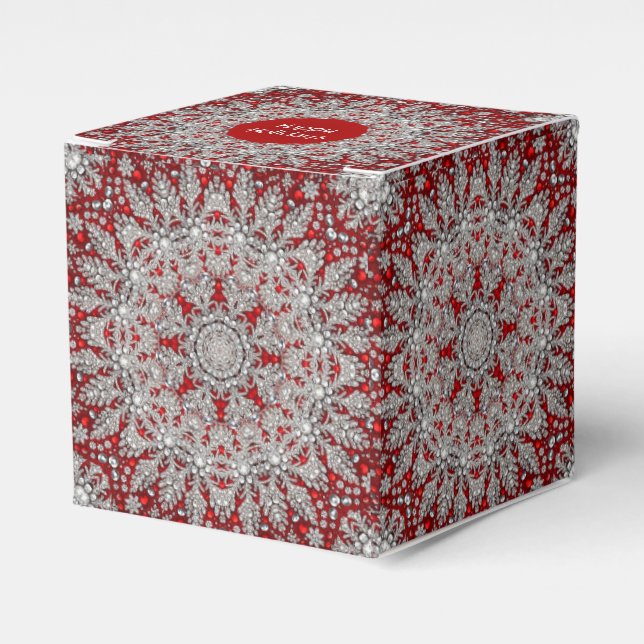 Caixa de presentes de Natal do Red Santa Hat (Frente)