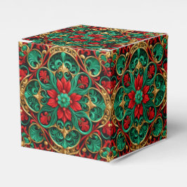 Caixa de presentes de Natal Vermelho Decorativo