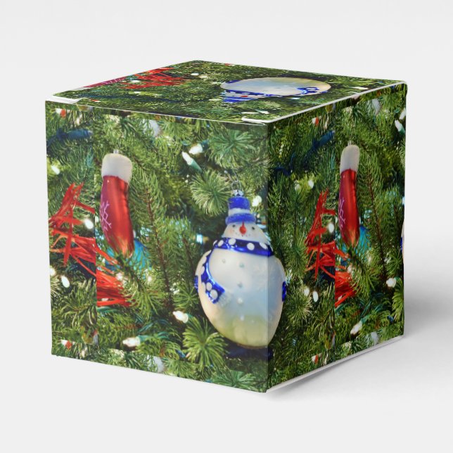 Caixa de presentes do enfeites de natal (Frente)