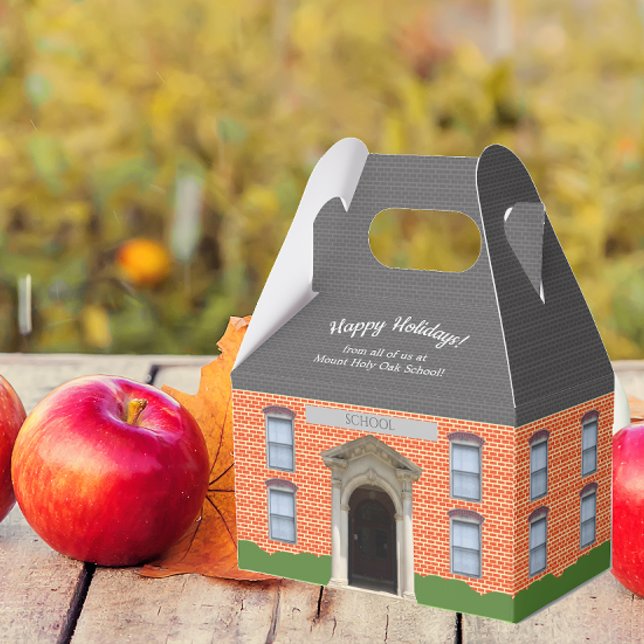 Caixa de presentes personalizados da escola (Criador carregado)