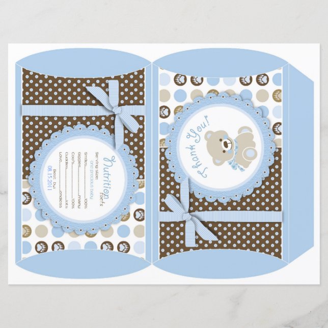 Caixa de Puff do Urso de Teddy (Frente)