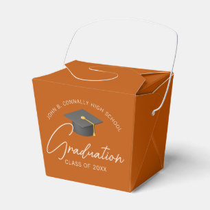 Caixa de Sorte Personalizada Laranja Queimada para