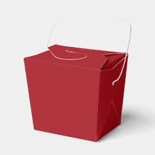Caixa de Takeout Vermelha