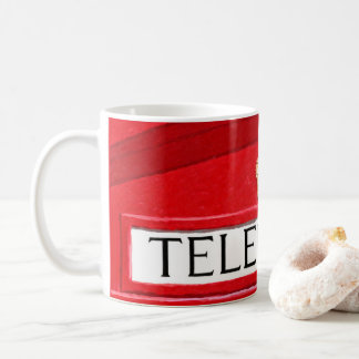 Caixa de telefone vermelha - caneca britânica