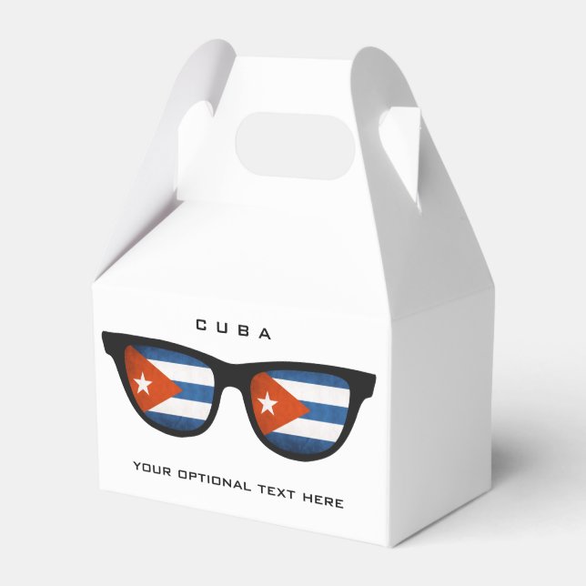 Caixa de texto personalizado de tons cubanos (Frente)