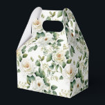 Caixa de Tratamento de Favor Floral<br><div class="desc">A caixa de tratamento favorito do partido é mostrada com um adorável impressão floral rosa branco. Personalize este item ou comprar como está. Dica: Apenas adicione as guloseimas de excelente e adicione uma fita festiva. Imagem licenciada</div>