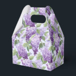 Caixa de Tratamento de Festa de Impressão Lilases<br><div class="desc">Caixa de Presente de Festa com Estampa de Lilases</div>