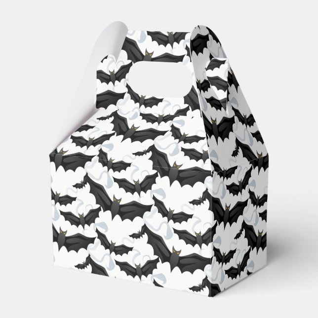 Caixa de Tratamento de Festas de Halloween Bats (Frente)