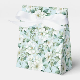 Caixa de Tratamento de Floral Branco para Festa