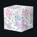 Caixa de Tratamento do Partido da Impressão Hydran<br><div class="desc">A caixa de favor do partido é mostrada com um impressão floral hydrangea. Personalize este item ou comprar como está. Dica: Apenas adicione as guloseimas de excelente e adicione uma fita festiva.</div>