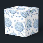 Caixa de Tratamento do Partido da Impressão Hydran<br><div class="desc">A caixa de favor do partido é mostrada com um impressão floral hydrangea. Personalize este item ou comprar como está. Dica: Apenas adicione as guloseimas de excelente e adicione uma fita festiva.</div>
