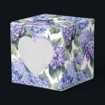 Caixa de Tratamento do Partido da Impressão Hydran<br><div class="desc">A caixa de favor do partido é mostrada com um impressão floral hydrangea. Personalize este item ou comprar como está. Dica: Apenas adicione as guloseimas de excelente e adicione uma fita festiva. Imagem licenciada</div>