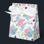 Caixa de Tratamento do Partido da Impressão Hydran<br><div class="desc">A caixa de favor do partido é mostrada com um impressão floral hydrangea. Personalize este item ou comprar como está. Dica: Apenas adicione as guloseimas de excelente e adicione uma fita festiva.</div>