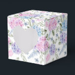Caixa de Tratamento do Partido da Impressão Hydran<br><div class="desc">A caixa de favor do partido é mostrada com um impressão floral hydrangea. Personalize este item ou comprar como está. Dica: Apenas adicione as guloseimas de excelente e adicione uma fita festiva.</div>