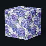 Caixa de Tratamento do Partido da Impressão Hydran<br><div class="desc">A caixa de favor do partido é mostrada com um impressão floral hydrangea. Personalize este item ou comprar como está. Dica: Apenas adicione as guloseimas de excelente e adicione uma fita festiva. Imagem licenciada</div>