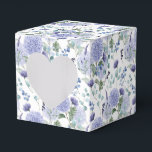 Caixa de Tratamento do Partido da Impressão Hydran<br><div class="desc">A caixa de favor do partido é mostrada com um impressão floral hydrangea. Personalize este item ou comprar como está. Dica: Apenas adicione as guloseimas de excelente e adicione uma fita festiva.</div>