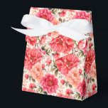 Caixa de Tratamento do Partido das Pessoas Rosa<br><div class="desc">A caixa de favoritos do partido é mostrada com um adorável impressão floral de peões cor-de-rosa. Personalize este item ou comprar como está. Dica: Apenas adicione as guloseimas de excelente e adicione uma fita festiva. Imagem licenciada</div>