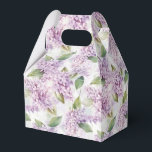Caixa de Tratamento do Partido Impressão Lilacs<br><div class="desc">A caixa de favor do partido é mostrada com um impressão floral de lilases. Personalize este item ou comprar como está. Dica: Apenas adicione as guloseimas de excelente e adicione uma fita festiva. Imagem licenciada</div>