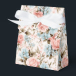 Caixa de Tratamento Floral Favorito<br><div class="desc">Caixa de tratamento de favor de festa é mostrada com uma encantadora impressão floral multicolorida em rosa e azul. 
Personalize este item ou compre como está.
Dica: Basta adicionar seus ótimos tratamentos e adicionar alguma fita festiva.



Imagem Licenciada</div>