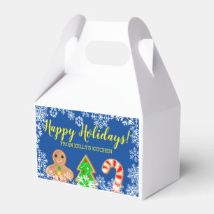 Caixa de tratamento personalizada de biscoitos de