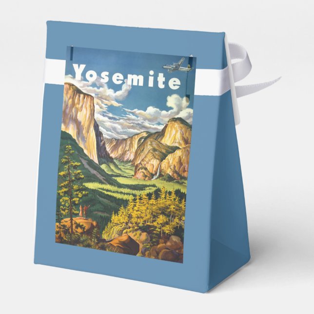 Caixa de Viagens vintage Yosemite USA (Verso)