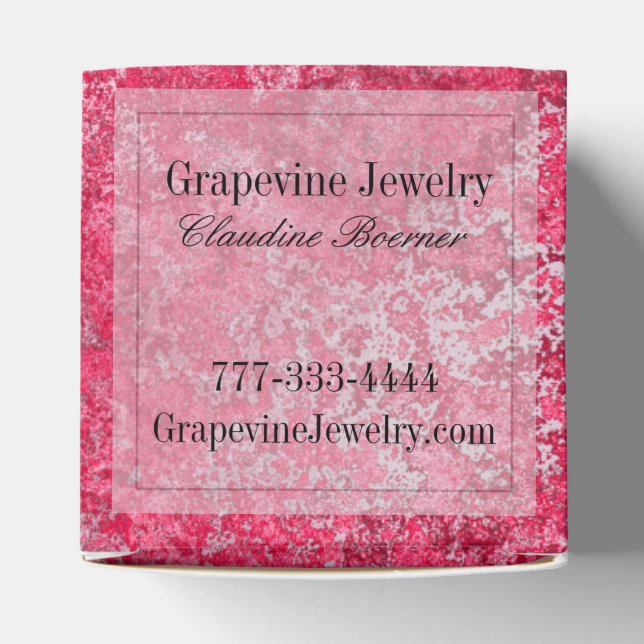 Caixa de vídeo personalizada de 2" x 2" (Topo)